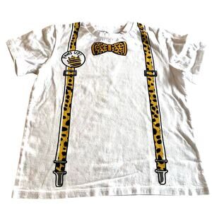 Stella Mccartney Boys Short Sleeve CAT BOW TEE size 8